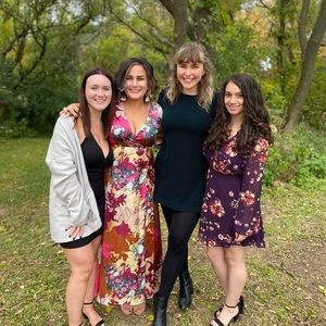 Lulus flower print dress